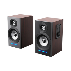 Haut-parleurs Mini Hifi Audiophiles Personnalisés OEM d'Usine 20W Cabinet en Bois Bleu Tooh 2.0 Haut-parleur Actif AC Étagère - Product Image 2