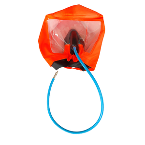 Capucha integral Premium EEBD naranja a prueba <span class=keywords><strong>de</strong></span> calor con diseño <span class=keywords><strong>de</strong></span> talla única para equipos <span class=keywords><strong>de</strong></span> extinción <span class=keywords><strong>de</strong></span> incendios - Product Image 2
