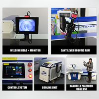 Nouvelle machine de soudage laser à fibre CNC AOKAI 2026 de type table automatisée 750W pour la soudure de métal et de panneaux 3D