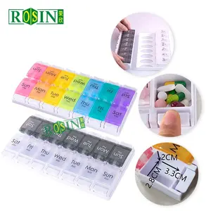 Custom 7 Days Weekly Medication Pack Tray Capsules Pill Plastic Blister Packaging Tray Manufacturer