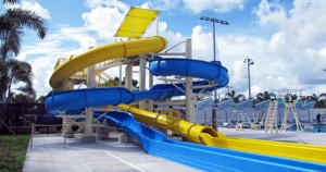 Outdoor Swimming <strong>Pool</strong> Aqua Games Playground Fiberglass <strong>Slide</strong> For Children - Product Image 5