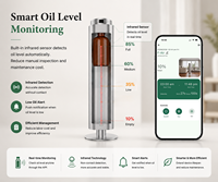 Diffuseur d'arômes électrique infrarouge en métal, télécommande, contrôle par application, grande capacité de 500 ml, technologie sans eau, autonome