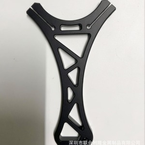 Aluminum Alloy Landing Net Handle Black Lightweight For Anglers Shenzhen Made - Product Image 1
