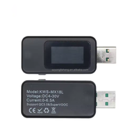 Probador USB con Pantalla a Color, Voltímetro de CC MX18L