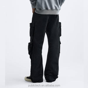 OEM Custom High Quality Outdoor Mountaineering Men Feature Oversized Pocket <b>Overalls</b> for Casual Men - Product Image 4