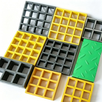 Grilles en plastique FRP personnalisées par le fabricant, grilles de sol en plastique à surface lisse, grilles de sol en plastique pour pigeonniers