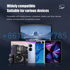 ไมโครโฟนไร้สายแบบหนีบปกเสื้อ SX21 แบบดิจิตอลแม่เหล็ก ชนิด Type C ตัดเสียงรบกวน สำหรับบันทึกวิดีโอ Android ทำสัมภาษณ์ <span class=keywords><strong>YouTube</strong></span> - Product Image 3