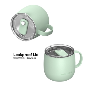 Mug à café isotherme personnalisé ANSHENG, en acier inoxydable, mug de voyage, double paroi, sous vide, anti-fuite, <span class=keywords><strong>tasse</strong></span> thermique à café - Product Image 3