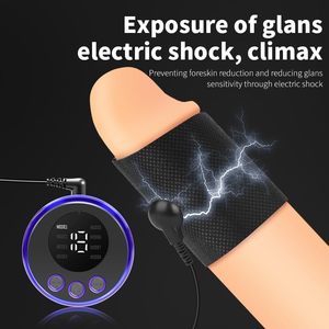 Set di 3 Anelli Elettrici per Pene - Dispositivo di Addestramento Estim con Telecomando 15m, Giocattolo SM Traspirante con Idrogel Medico per Uomini, Vendita all'Ingrosso - Product Image 3