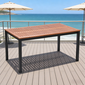 Best-selling <b>High</b>-quality Modern Outdoor Dining <b>Table</b>. Made of Durable, UV-resistant <b>and</b> Waterproof Aluminum Material LX23047 We - Product Image 3