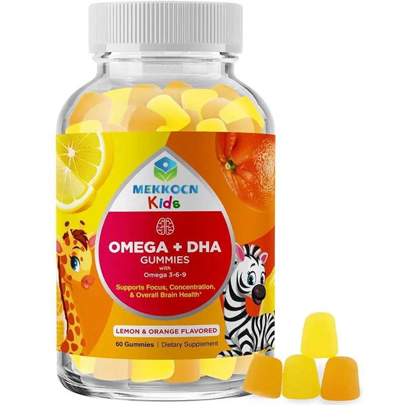 OEM/ODM Omega 3 Kaugummi für Kinder mit Vitamin Gelatine Fisch und Glutenfrei nicht-GMO für Sehkraft Immunität Herz- und Hirnfunktion