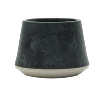 Embout de patte en vinyle noir de 1 pouce Slide Glide |   Pour les pieds de chaise : déplacement facile et protection du sol |   Protection des sols et des surfaces