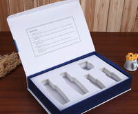 Couvercle en carton rigide et boîte-cadeau de base avec insert en mousse de velours pour boîte de papier cosmétique d'emballage de parfum --- DH10108