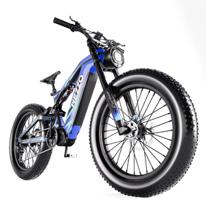 Bicicleta Eléctrica HEZZO K9, Motor de 1000W, Autonomía de 70-90KM, Control por Aplicación, Impermeable, Llanta de Aluminio de 26 Pulgadas, 9 Velocidades, 50km/h, Batería de Litio Delantera - Product Image 5