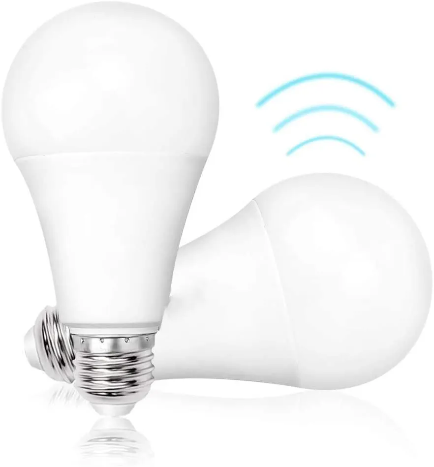 Radar Motion Sensor Bulb LED 8W 800LM Security Light Bulb Outdoor/Indoor