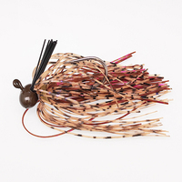 Promotion : Leurre de pêche avec jupes 7g/10g, Spinner Jig métallique avec jupes, Tête de jig en plomb