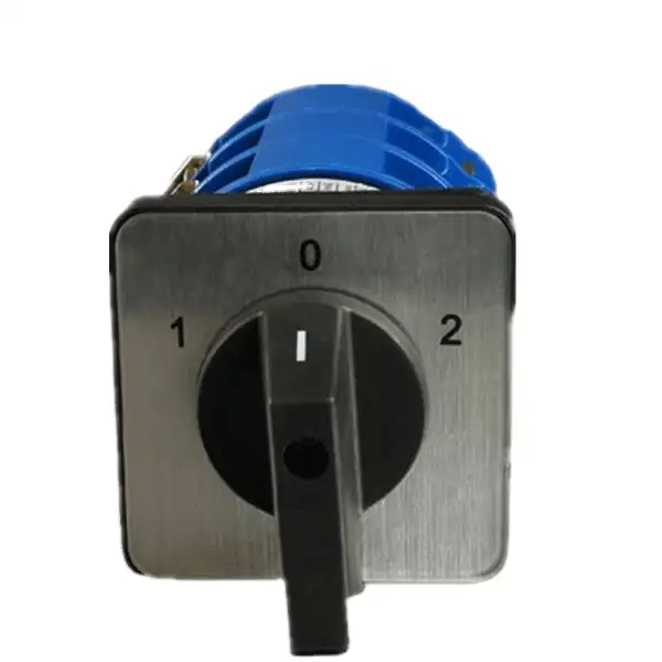 Interruptor de alteração manual, amperímetro e voltímetro e9, interruptor selecor de símbolo monofásico