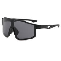 Lunettes de soleil de sport Viper pour hommes, verres rouges, protection UV400, coupe-vent, pour la course et le cyclisme – Offre Spéciale