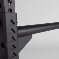 York Rack Squat Rack Pliable en Fonte, Cage de Musculation Robuste pour Entraînement de Charge Lourde, Presse à Bench et Support d'Haltères