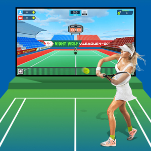 Simulatore Sportivo AR di Calcio e Tennis Gioco a Proiezione per Interni per Intrattenimento a Casa Scuola e Centro Commerciale Strumento Didattico in Acciaio per Istruzione Domestica - Product Image 1