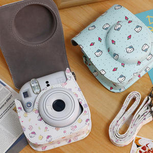 Étui de protection pour appareil photo instantané <span class=keywords><strong>Fujifilm</strong></span> <span class=keywords><strong>Instax</strong></span> <span class=keywords><strong>Mini</strong></span> 12/11/<span class=keywords><strong>9</strong></span>/8, sac en cuir PU avec sangles réglables - Product Image 2