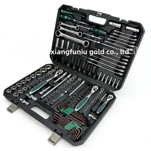 Juego de <span class=keywords><strong>Llaves</strong></span> de Trinquete de 174 Piezas y 72 Dientes, para Reparaciones Mecánicas de Automóviles y Mantenimiento del Hogar, con Estuche de Plástico - Product Image 5