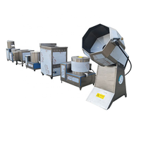 Lingrun 50-200kg/uur semi-automatische productielijn voor aardappelchips en frieten, productielijn voor gebakken bananenschijfjes