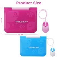 124 modos de aprendizaje niños inglés/español bilingüe portátil juguete educativo multifunción pantalla a Color máquina de aprendizaje computadora
