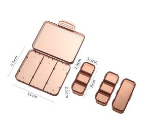 Organisateur de pilules transparent en plastique Portable de 7 jours boîte à médicaments à grille hebdomadaire pour boîtes de perceuse à bijoux et étuis de rangement pour pilules - Product Image 6