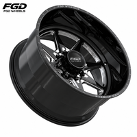 Jantes forgées à déport négatif 20" 22" 24" 26" 5*114.3 en alliage forgé pour Ford F-250 Super Duty Toyota Nissan