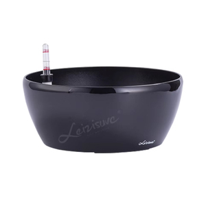 Pot de fleurs décoratif en plastique auto-arrosant en forme de bol pour plantes succulentes et herbes, idéal pour le jardin et la vente en gros - Product Image 4