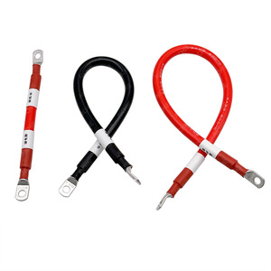 Sc35-8 Copper <b>Battery</b> Cable 3Awg With Ring <b>Terminal</b> For Forklift <b>Battery</b> - Product Image 2