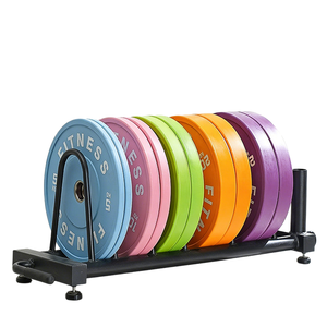 แผ่นเหล็กยางเคลือบสีมาการอง 5กก.-25กก. คุณภาพสูง สำหรับมืออาชีพ  รับทำโลโก้ตามสั่ง น้ำหนักมาการอง สำหรับยิมและใช้ในบ้าน - Product Image 1