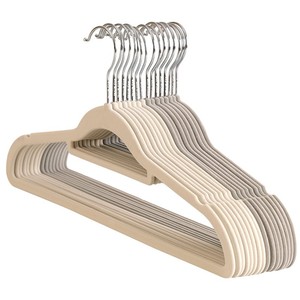 Porte-vêtements mural antidérapant et sans trace, organisateur de rangement domestique floqué pour armoire - Product Image 4
