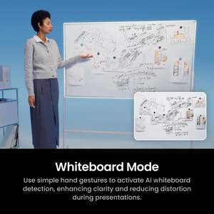 Cámara Web PTZ Insta360 Link 2 Pro 4K para PC/Mac con Sensor de 1/1.3'', Seguimiento IA en Baja Luz, HDR, Micrófonos Direcionales con Cancelación de Ruido - Product Image 5