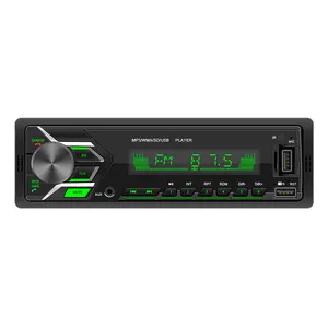新的12V BT车载收音机立体声头单元MP3播放器，带USB/SD/AUX/FM自动收音机