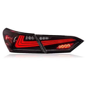 ไฟท้าย LED 12V แบบดัดแปลง พร้อมไฟเลี้ยว ไฟเบรก ไฟถอย ไฟหยุด และไฟเลี้ยวตามทิศทางการขับ สำหรับรถยนต์โตโยต้า แคมรี่ ปี 2018-2022 - Product Image 5