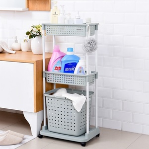 2020 New Taizhou <strong>Laundry</strong> Storage <strong>Basket</strong> with Single Handle Bathroom <strong>Laundry</strong> <strong>Basket</strong> Trolley <strong>on</strong> <strong>Wheel</strong> Removable <strong>Laundry</strong> Hamper - Product Image 6