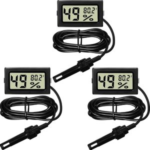 Mini thermomètre numérique, hygromètre, sonde, capteur, écran LCD, jauge de température et d'humidité, <span class=keywords><strong>Fahrenheit</strong></span>, pour incubateur, terrarium, plante - Product Image 1