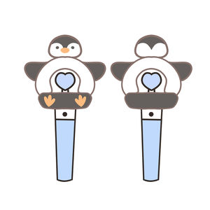 Funda de lámpara de felpa de pingüino, 10 cm, 15 cm, 20 cm, para palo de luz decorativo, juguete de felpa para <span class=keywords><strong>pop</strong></span> star fan concert - Product Image 1