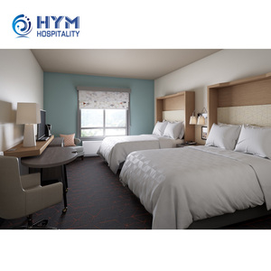 Holiday INN Express <span class=keywords><strong>King</strong></span> tùy chỉnh sofa giường khung MDF chất liệu thân thiện với môi trường thiết kế hiện đại phòng ngủ khách sạn đặt sử dụng thương mại - Product Image 3