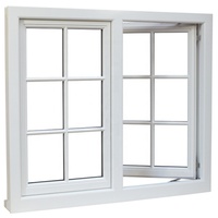 Nouvelle conception Fenêtre à battant en PVC à double vitrage Profil en PVC extérieur