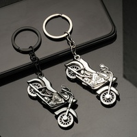 Porte-clés moto Harley en alliage de zinc, grand modèle coloré simulé, petit cadeau, vente chaude, porte-clés moto en métal