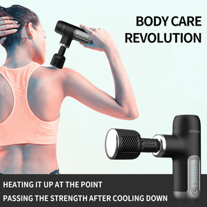 Pistolet de massage musculaire professionnel 2025 le plus récent, mini, chaud/froid, à moteur sans balais, 6 vitesses et 5 têtes pour <span class=keywords><strong>thérapie</strong></span> corporelle <span class=keywords><strong>en</strong></span> profondeur - Product Image 3