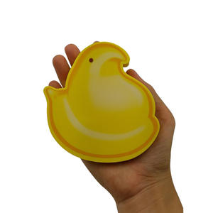 Fancy Yellow Duck Heat Transfer TPR PVC Custom Student Kids <b>Jumbo</b> Rubber Pencil Eraser - Product Image 1