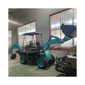 Trung Quốc nhà máy 4x4 Micro backhoe loader Máy xúc mini kết thúc trước loader với tám chân và thủy lực thí điểm - Product Image 6