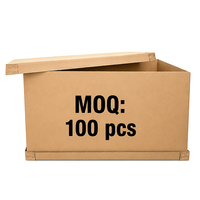 Boîte en carton sur mesure de très grande taille avec impression de logo personnalisé, emballage d'expédition en papier ondulé robuste, faible MOQ