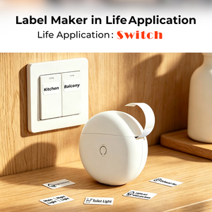 Mini Impresora Portátil de Etiquetas, Bluetooth, Aplicación Gratuita, Resistente al Agua, Personalización de Logotipo y Color, Directo de Fábrica - Product Image 1