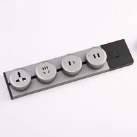 Gran oferta, sistema de pista de alimentación, enchufe eléctrico con enchufe USB tipo C para oficina en casa inteligente, pista de enchufe de alimentación móvil, enchufes de riel