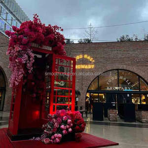 Prix d'usine Cabine téléphonique autoportante détachable pour foires florales, Cabine téléphonique Golden Book Audio, Cabines téléphoniques de <span class=keywords><strong>mariage</strong></span> - Product Image 1